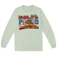 Matcha loud and proud football mom Long Sleeve Tee - HRA Design Shop