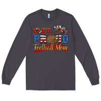 Smoke loud and proud football mom Long Sleeve Tee - HRA Design Shop