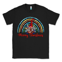 Black merry christmas gnomes   rainbow Classic Tee - BarkalooDesign