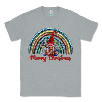 Heather Grey merry christmas gnomes   rainbow Classic Tee - BarkalooDesign