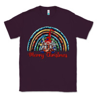 Plum merry christmas gnomes   rainbow Classic Tee - BarkalooDesign