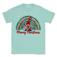 Seafoam merry christmas gnomes   rainbow Classic Tee - BarkalooDesign