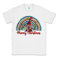 White merry christmas gnomes   rainbow Classic Tee - BarkalooDesign