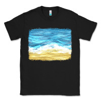 Black glitter beach background Classic Tee - HRA Design Shop