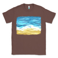 Chestnut glitter beach background Classic Tee - HRA Design Shop