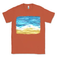 Copper glitter beach background Classic Tee - HRA Design Shop