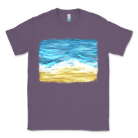 Lavender glitter beach background Classic Tee - HRA Design Shop