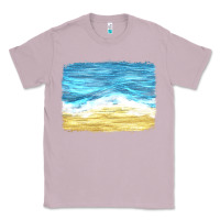 Lilac glitter beach background Classic Tee - HRA Design Shop