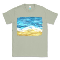 Matcha glitter beach background Classic Tee - HRA Design Shop