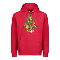 Cardinal nurse christmas tree Premium Hoodie - MaliasSmallBusiness
