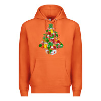 Carrot nurse christmas tree Premium Hoodie - MaliasSmallBusiness