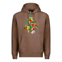 Chestnut nurse christmas tree Premium Hoodie - MaliasSmallBusiness
