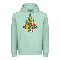 Seafoam nurse christmas tree Premium Hoodie - MaliasSmallBusiness