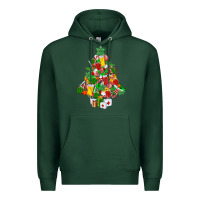 Sports Green nurse christmas tree Premium Hoodie - MaliasSmallBusiness