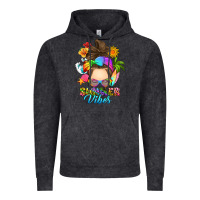 Vintage Black messy bun summer vibes Vintage Hoodie - RanaPortraitStore