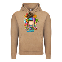 Vintage Coffee messy bun summer vibes Vintage Hoodie - RanaPortraitStore