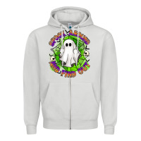 Dove Grey spook aound and find out Zipper Hoodie - Artiststas