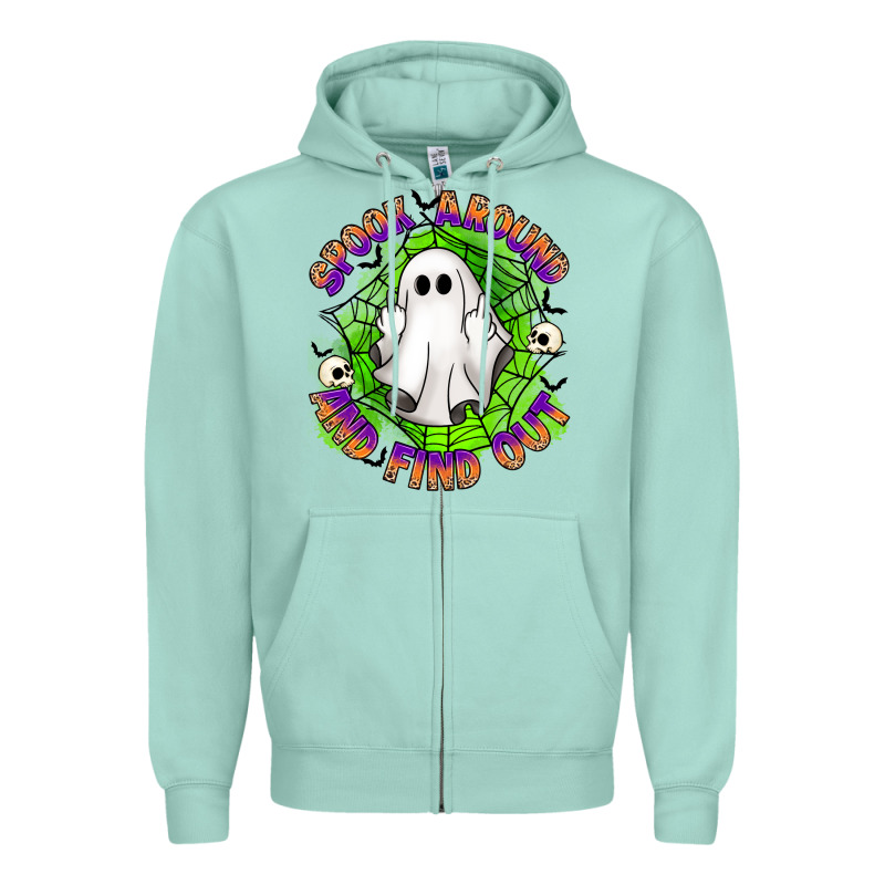 Spook Aound And Find Out Zipper Hoodie by Artiststas | Teevron