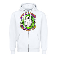 White spook aound and find out Zipper Hoodie - Artiststas