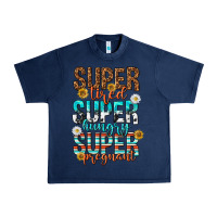 Navy super tired super hungry super pregnant Urban Heavy Tee - texasbilliewilder