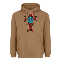 Toasted Coconut christmas cross Heavyweight Hoodie - BarkalooDesign