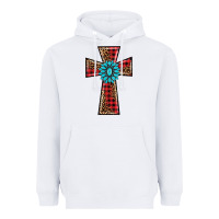 White christmas cross Heavyweight Hoodie - BarkalooDesign