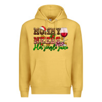 Antique Gold mommy needs her jingle juice Premium Hoodie - AdoDesignShop