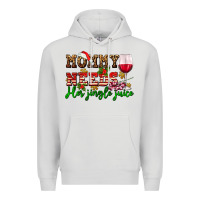 Dove Grey mommy needs her jingle juice Premium Hoodie - AdoDesignShop