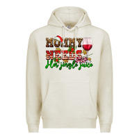 Oatmeal Heather mommy needs her jingle juice Premium Hoodie - AdoDesignShop