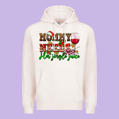 Mommy Needs Her Jingle Juice Premium Hoodie Designed By Adodesignshop
