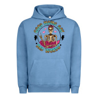 Pigment Pebble Blue good moms say bad words Urban Hoodie - Artiststas