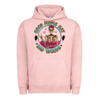 Pigment Salmon good moms say bad words Urban Hoodie - Artiststas