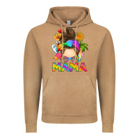 Vintage Camel messy bun mama summer Vintage Hoodie - RanaPortraitStore