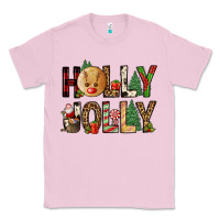 Bubblegum Pink holly jolly Classic Tee - FaDigitalArtStudio