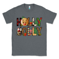Charcoal Heather holly jolly Classic Tee - FaDigitalArtStudio