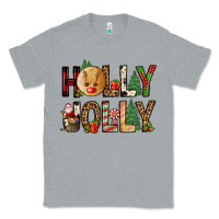 Heather Grey holly jolly Classic Tee - FaDigitalArtStudio