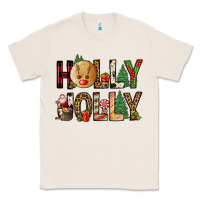 Natural holly jolly Classic Tee - FaDigitalArtStudio
