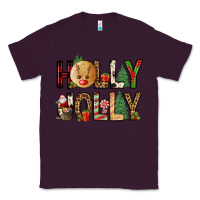 Plum holly jolly Classic Tee - FaDigitalArtStudio