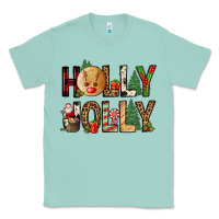 Seafoam holly jolly Classic Tee - FaDigitalArtStudio