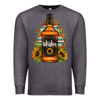 Charcoal Heather whiskey bottle Premium Sweatshirt - Jasminsmagicworld