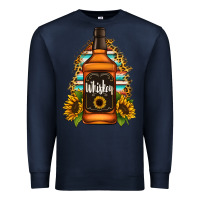 Navy whiskey bottle Premium Sweatshirt - Jasminsmagicworld