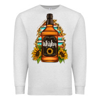 Oatmeal Heather whiskey bottle Premium Sweatshirt - Jasminsmagicworld