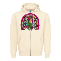 Sandshell san judas rainbow Zipper Hoodie - JahusDesignShop