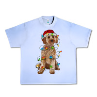 Grape Ice cockapoo with christmas lights Urban Heavy Tee - RanaPortraitStore