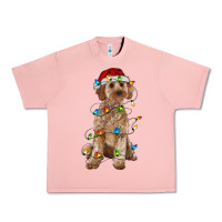 Salmon cockapoo with christmas lights Urban Heavy Tee - RanaPortraitStore
