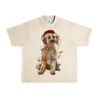 Sandshell cockapoo with christmas lights Urban Heavy Tee - RanaPortraitStore