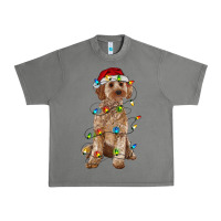 Tornado cockapoo with christmas lights Urban Heavy Tee - RanaPortraitStore