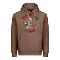 Chestnut ho ho holly shit skeleton santa Premium Hoodie - MaliasSmallBusiness