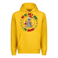 Lemon ho ho holly shit skeleton santa Premium Hoodie - MaliasSmallBusiness