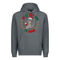 Rock ho ho holly shit skeleton santa Premium Hoodie - MaliasSmallBusiness